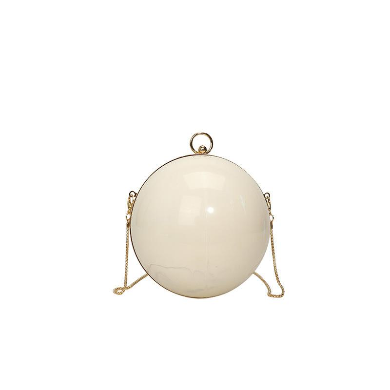 

Acrylic Round Ball Evening Bag 2025 New Fashion Niche Handbag Women s Versatile Chain Small Round Bag