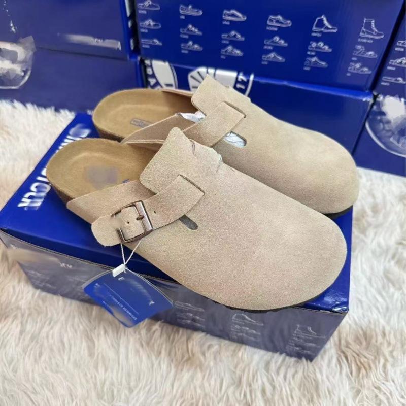 

Birkenstocks чистые оригинальные новая сумка для пары крутые тапочки для ленивых носить Birkenstocks на улице 35 песочный