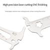 Compacts Bike Chain Wear Detector Stainless Steel Cycling Chain Gauges Suitable for Various Chain Size