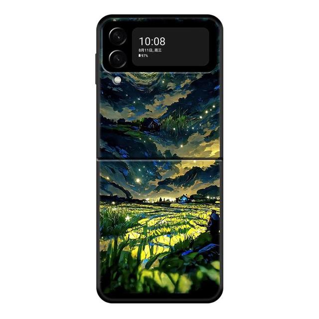 

Чехол с масляной живописью, водным городом, Венецией для Samsung Galaxy Z Flip 4 Z Flip3 5g, чехол для Galaxy Z Flip Pc, жесткий чехол для телефона Samsung Z Flip