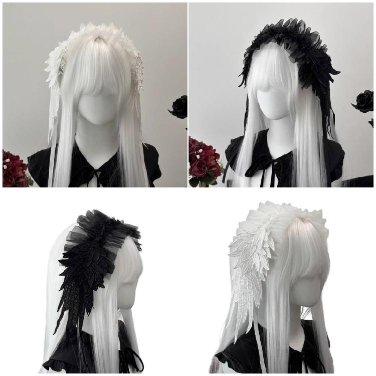 Decorative Wing Shaped Hair Cloth Band Comfortable Headwear for Special Event Everyday Use