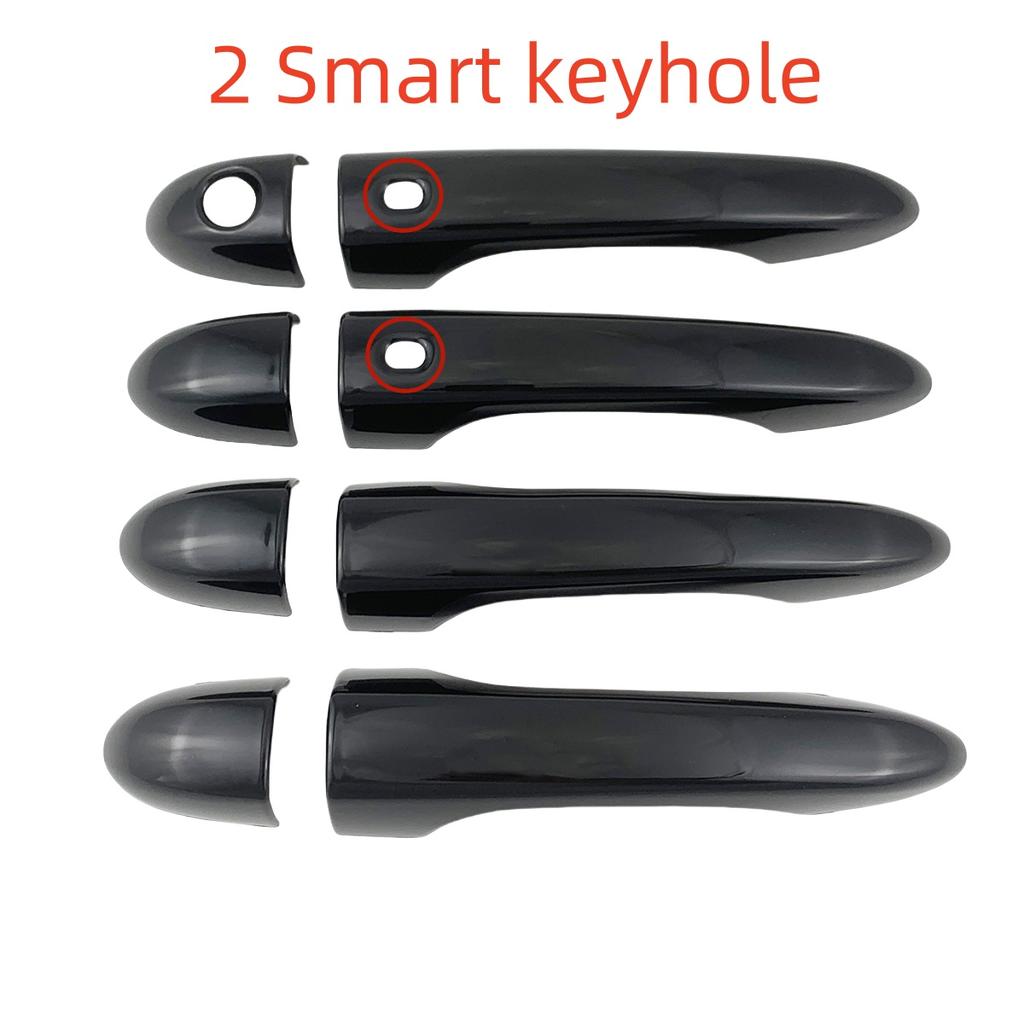 Gloss Black Car Accessories Door Handle Cover Trim Paste Style for Maserati Levante 2016 2017 2018 Ghibli 2014-2018 Quattroporte