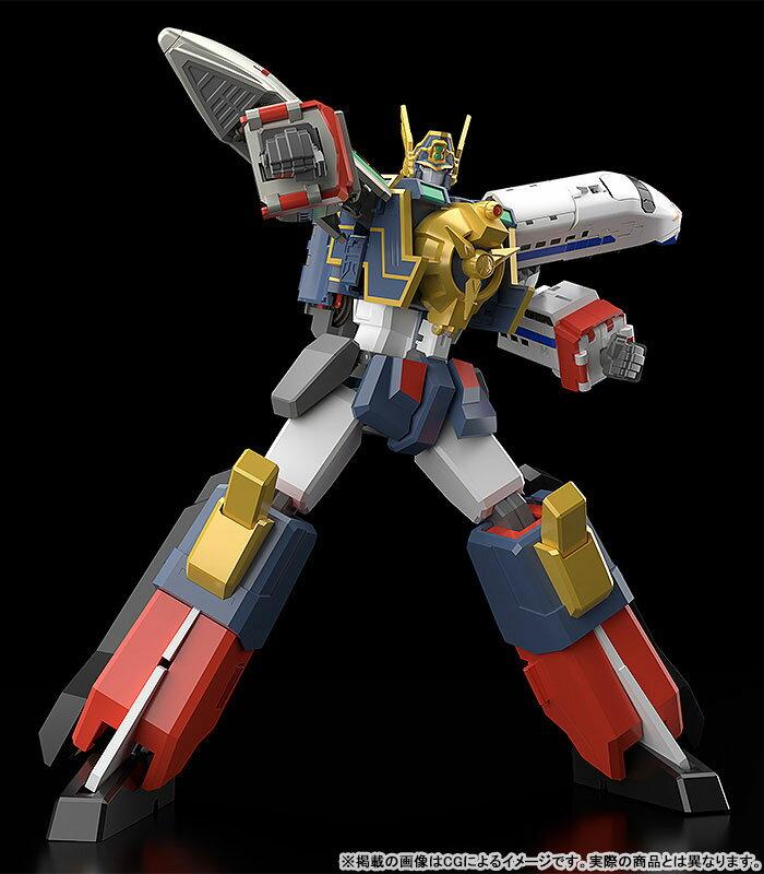 Brave Express Might Gaine Combination Non-Scale Plastic Painted Action Figure Finished Toy Wing Locomorizer Good Smile Company