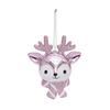 Cartoon 3D Christmas Ornaments Plastic Hanging Decor with Snowman Reindeer Lollipop Designs Festive Tree Decoration for Holiday Displays