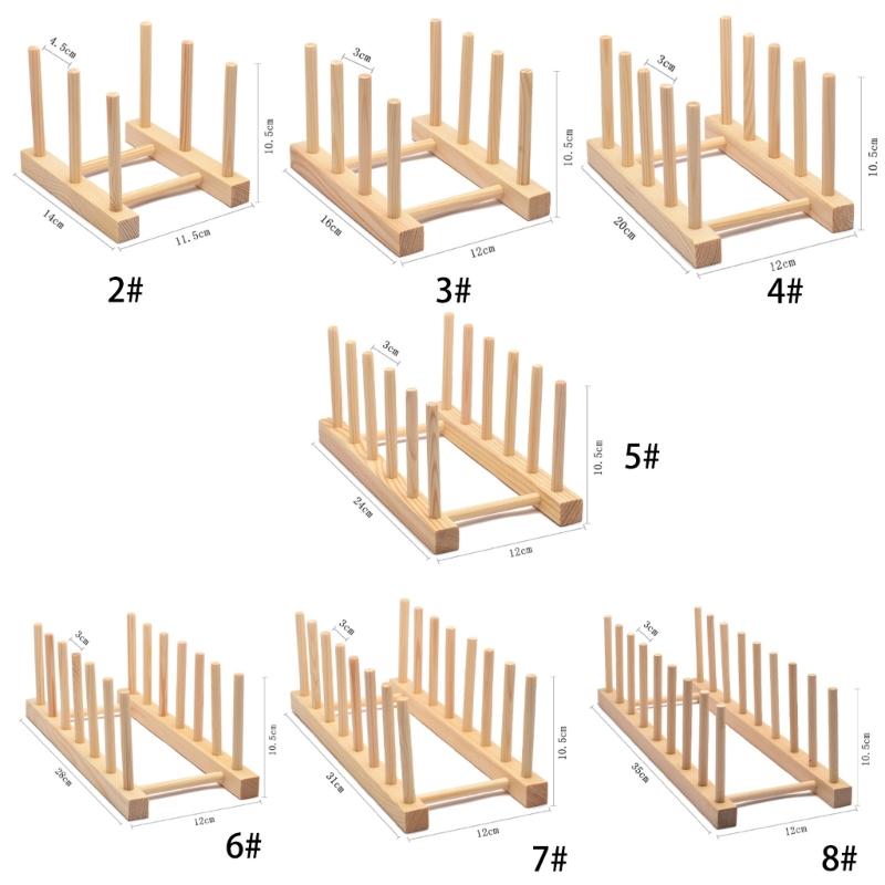Multi Purpose Wooden Kitchen Storage Shelf for Commercial Home Use Space Saving Cups Bowls Teaware Display Stand