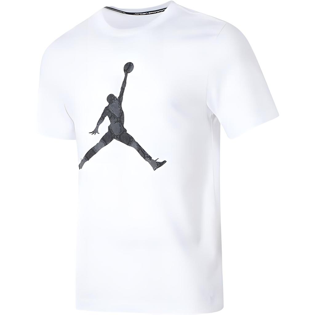 Jordan Dri-FIT Comfortable Breathable Stylish Short Sleeve T-Shirt Men Tops White HJ2863102
