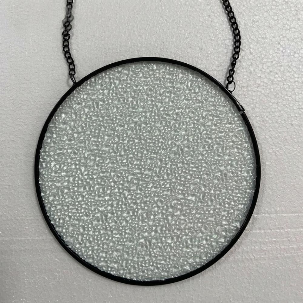 Round Blank Light-Catching Suncatcher Glass Hanging Decor  Home Garden Ornament 10cm/3.94in