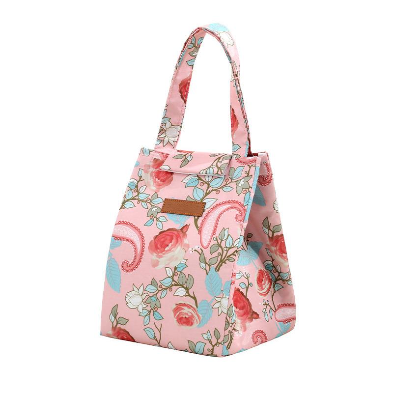 Lunch Bag Multicolor Cooler Bag Women Waterproof Hand Pack Thermal Breakfast Box Portable Picnic Travel Food Lunch Bags Lonchera