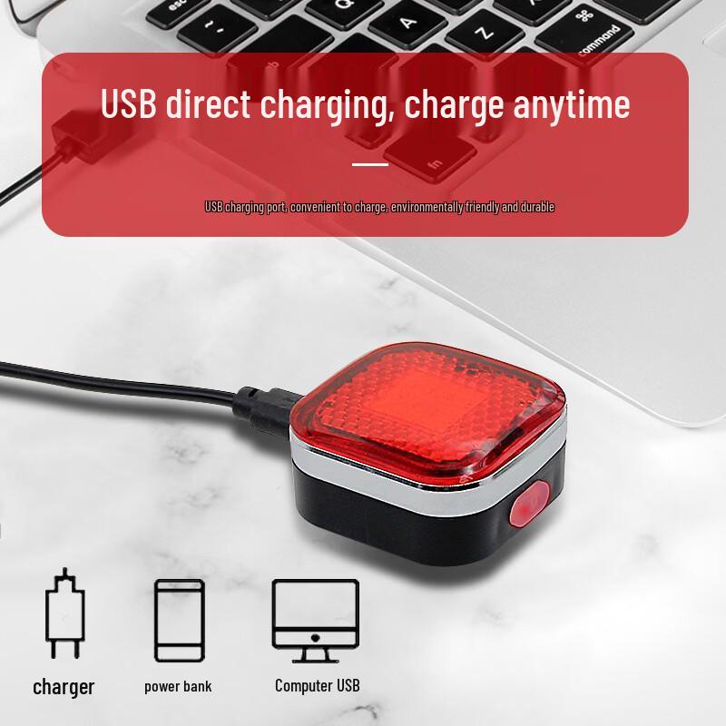 Lishi USB Rechargeable Bicycle Taillight