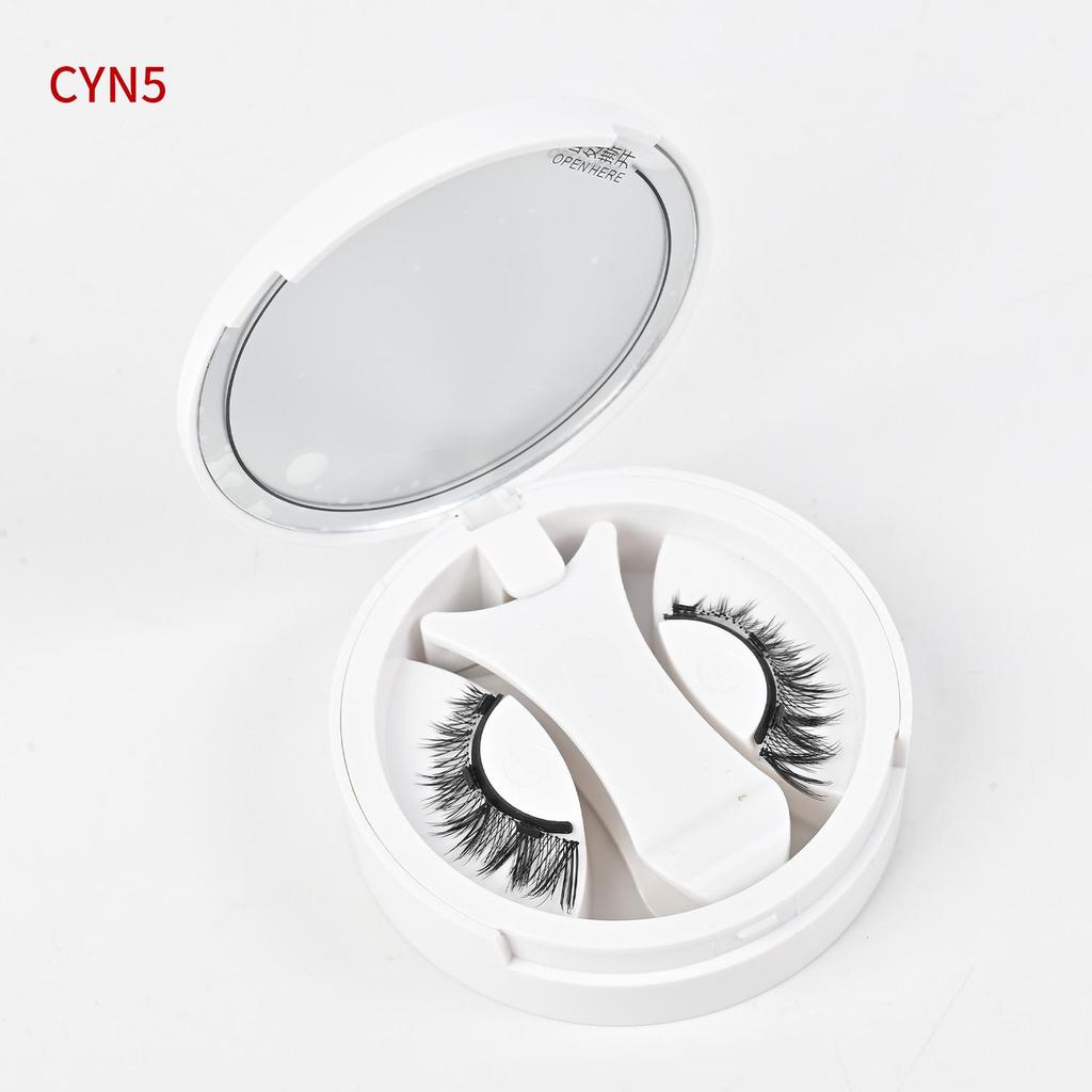 Magnetic Reusable Eyelashes in Glue-Free Portable Case for Beginners