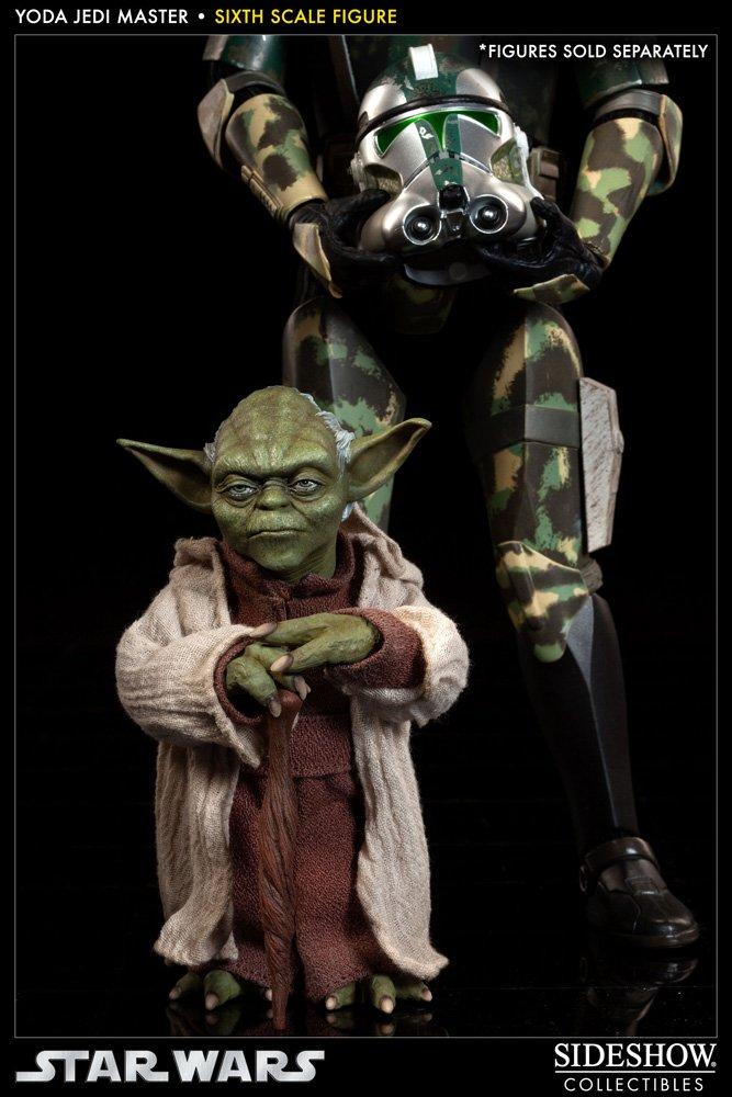 Figurka Star Wars Yoda z filmu Řád Jediho v měřítku 1/6 (Mistr Jedi)