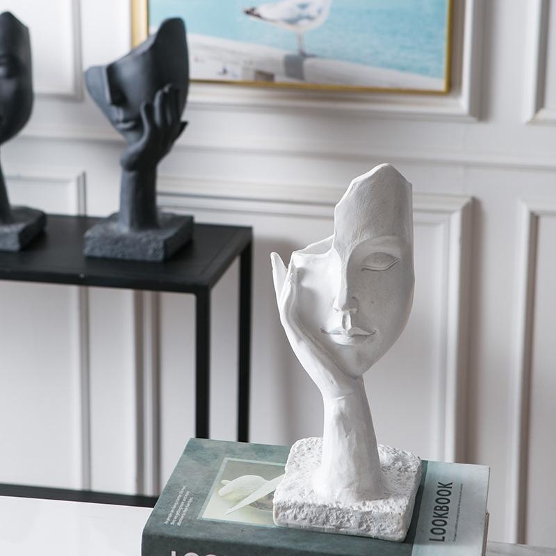 Modern Abstract Figurines Office Desk Decoration Accessories Figure Statue Modern Art Home Bedroom Living Room Interior Decor