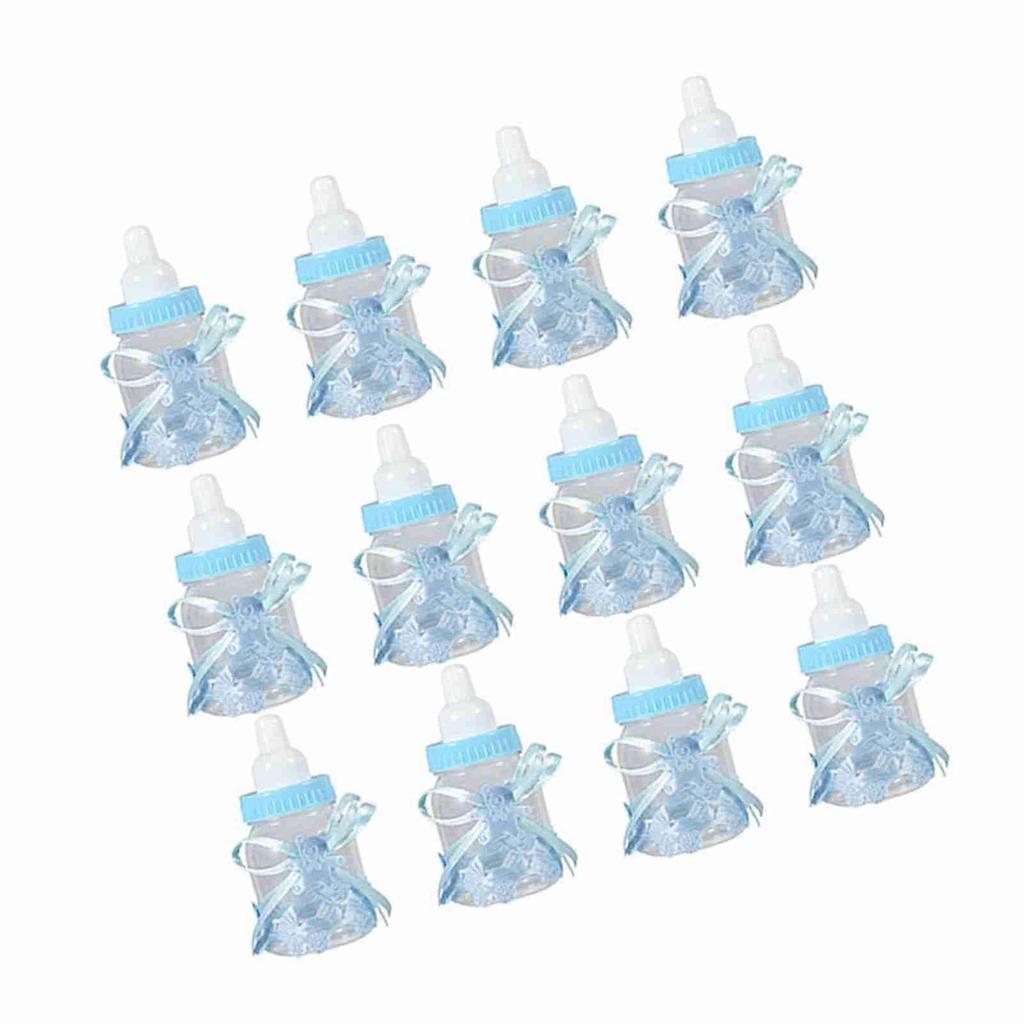 Candy Chocolate Bottles Box For Baby Shower Party Favors Gifts Decorations 12pcs Blue