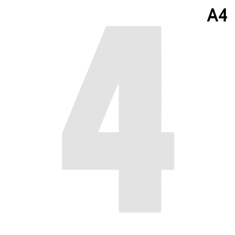 Reflective Trash Can Labels Wheelie Bin Number Sticker Self-Adhesive Weatherproof Outdoor Mailbox House Numbers Decal