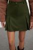Women's Fashion Khaki Cargo Pocket Woven Shorts Skirt