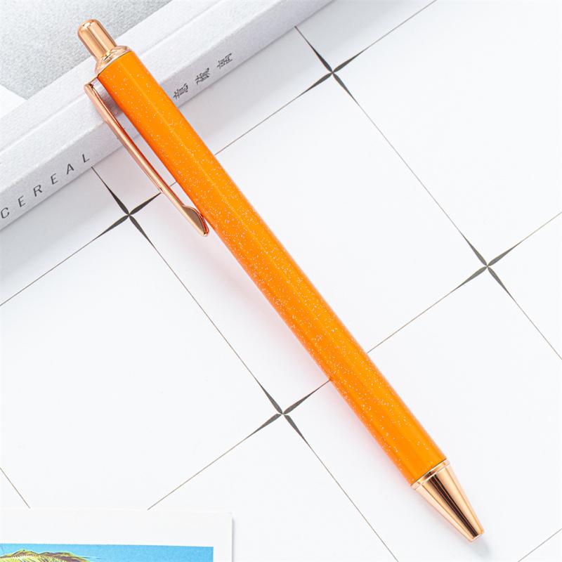 Glitter Ballpoint Pens Creative Metal Multi-color Ballpoint Pen For School Student Stationery Office