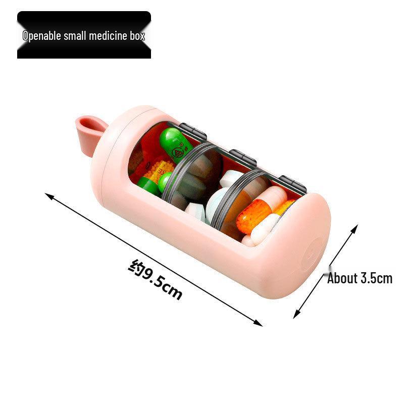 Portable 7-Day Pill Dispenser Box