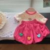 Girls Summer Fashion Polka Dot Short Sleeve Set Baby Cute Two Piece Outfit