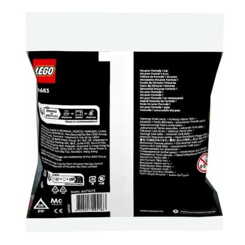 [Not Purchased with GWP] LEGO McLaren Formula 1 Car Poly Bag
