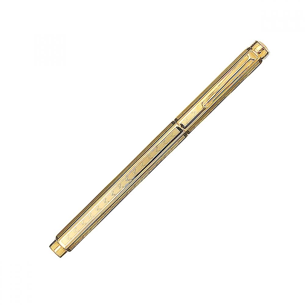 

Caran Dash Ecridor Chevron Gold Rollerball
