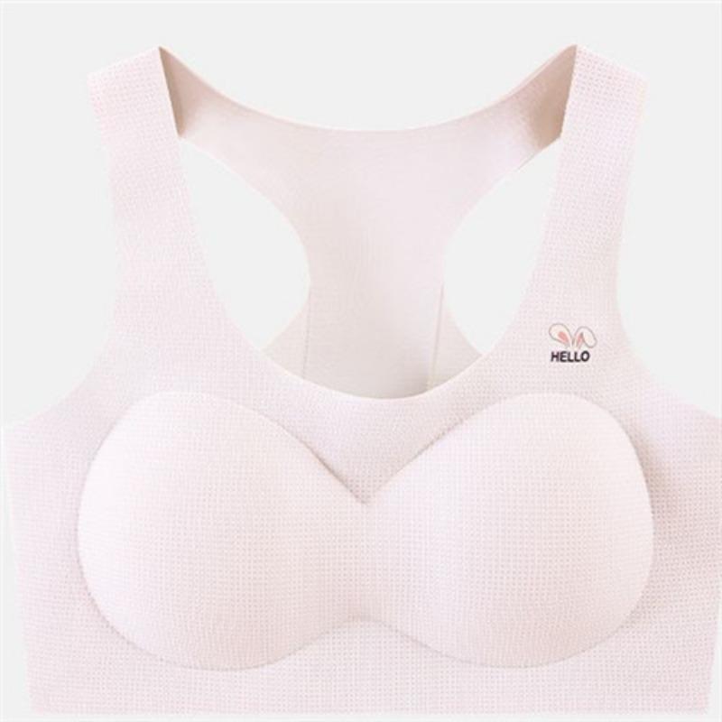 Teen Girls Seamless Wirefree Bra Thin Strap Backless Vest Style