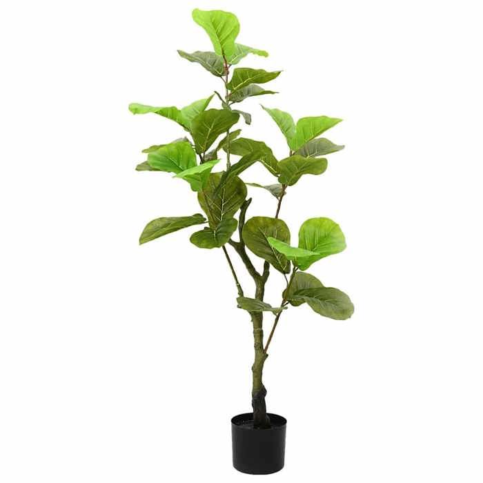 VidaXL Artificial Ficus 30 Leaves 125 Cm Green, Artificial Plant, Fake Ficus Plant, Fake Plant, Fake Ficus Tree, 4103580