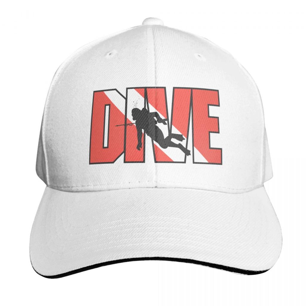 SCUBA Dive Baseball Cap Hat Beach Big Size Hat Streetwear Brand Unisex Cap Women Hats Unisexs
