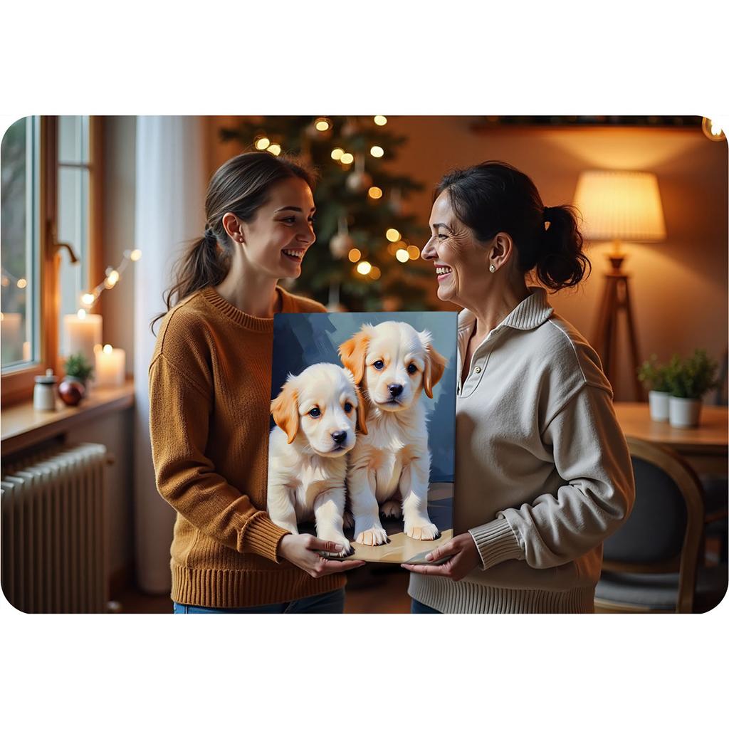 Paint By Number Picture 40X50 Cm Massido Puppies
