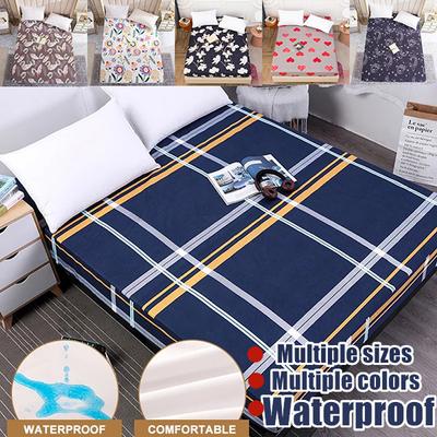 Bett Spannbetttuch Matratzenbezug Druck Bettwäsche Bettwäsche Vier Ecken mit Gummiband Bettlaken Bettwäschebezug Kein Kissenbezug