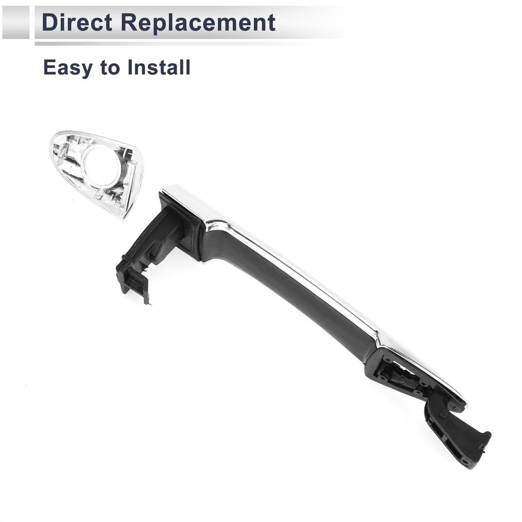 RATCHROLL Front Left Exterior Door Handle for Kia Durable Replacement Door Part Number 1 Piece 2011-2015 Picanto, Handle, 826511Y020, ABS,