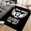 Custom Name,Tokio Hotel Home Sofa Decoration for Living Room & Bedroom, Non‑Slip Play Flannel Floor Mat for Game Room