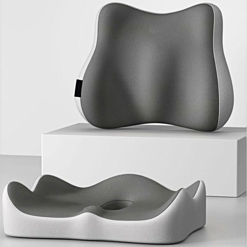 Seat Cushion Ergonomically Designed Memory Sponge Pad Suitable for Office Chairs and Wheelchairs