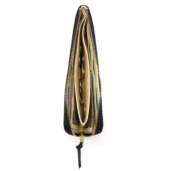 [Porter] PORTER SOAK Long Wallet 101-06055 Black (10) 7.9 x 3.9 x 0.8 inches