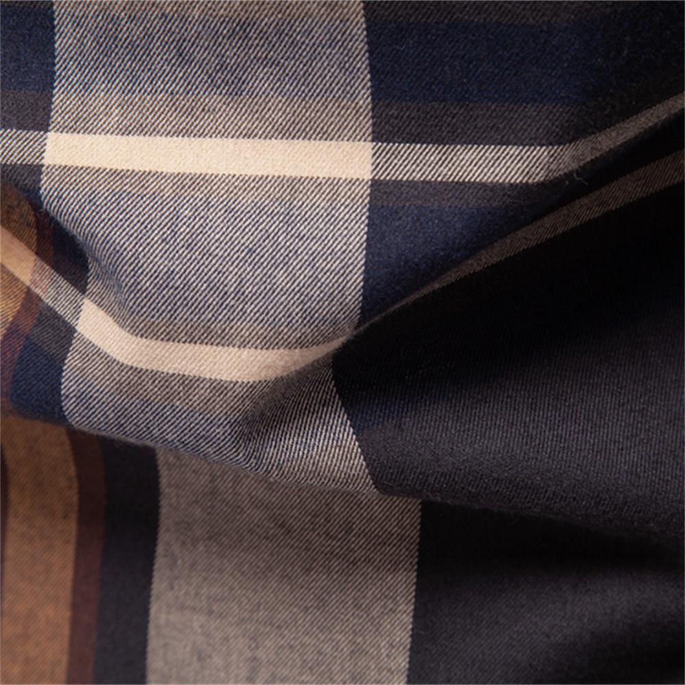 AIOPESON 2025 Classic Plaid Shirt Men 100% Cotton Autumn Winter Thicken Office Formal Long Sleeve Business Executive Mens Shirts