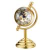 Nuovo Arrivo Globo Rotante Orologio da Scrivania Dorato Regalo Creativo per Uomo Orologio da Tavolo in Rame Orologio da Tasca Meccanico Uomo