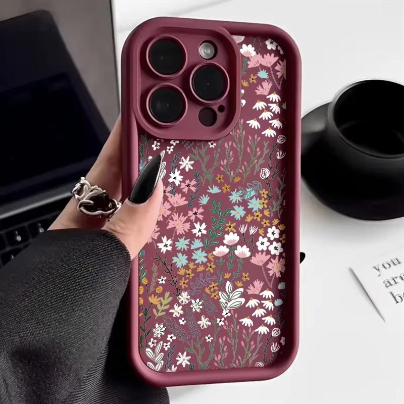 Colorful Little Flowers Phone Case For Motorola Moto Edge 70 50 Pro 60 Fusion 40 Neo G24 G84 G86 G53 G35 G52 G60 G75 G54 Cover