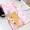 Anime Mouse Pad Kawaii Laptop Desk Decoration Mouse 30x80cm Gamer Rubber Mat Cute Rilakkuma Non-slip Keyboard Office Accessories