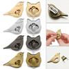 Cute Cat DIY Metal Hardware Accessories Handbag Leather Craft Locks Clasp Bag Turn Lock