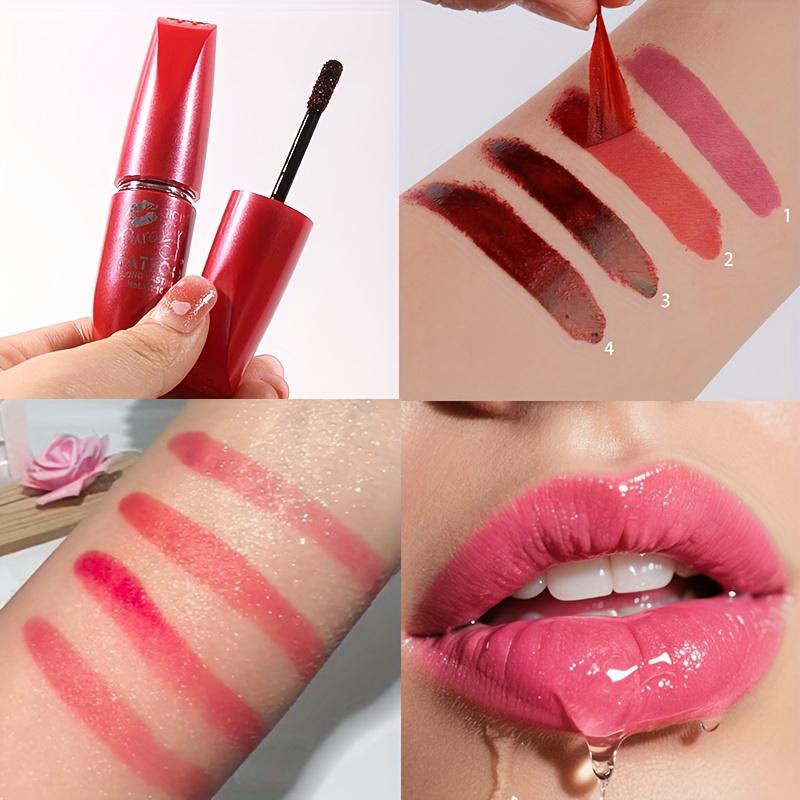 Gloss Labbra Peel-Off Semi-Permanente Impermeabile Rossetto Opaco Texture Non Appiccicosa Non Macchia Idratante Illuminante Naturale