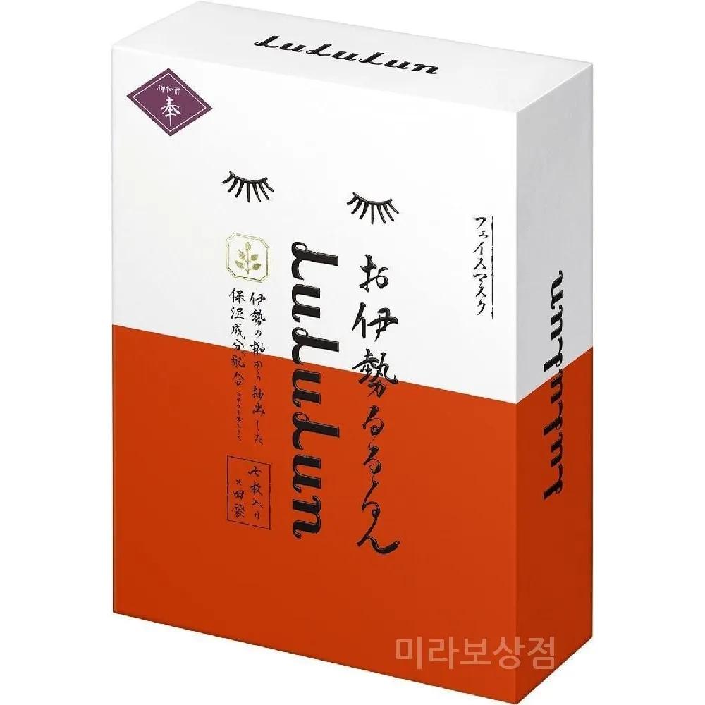 Lulurun Face Mask Pack Scent of Trees, 4 Packs of 7 Sheets