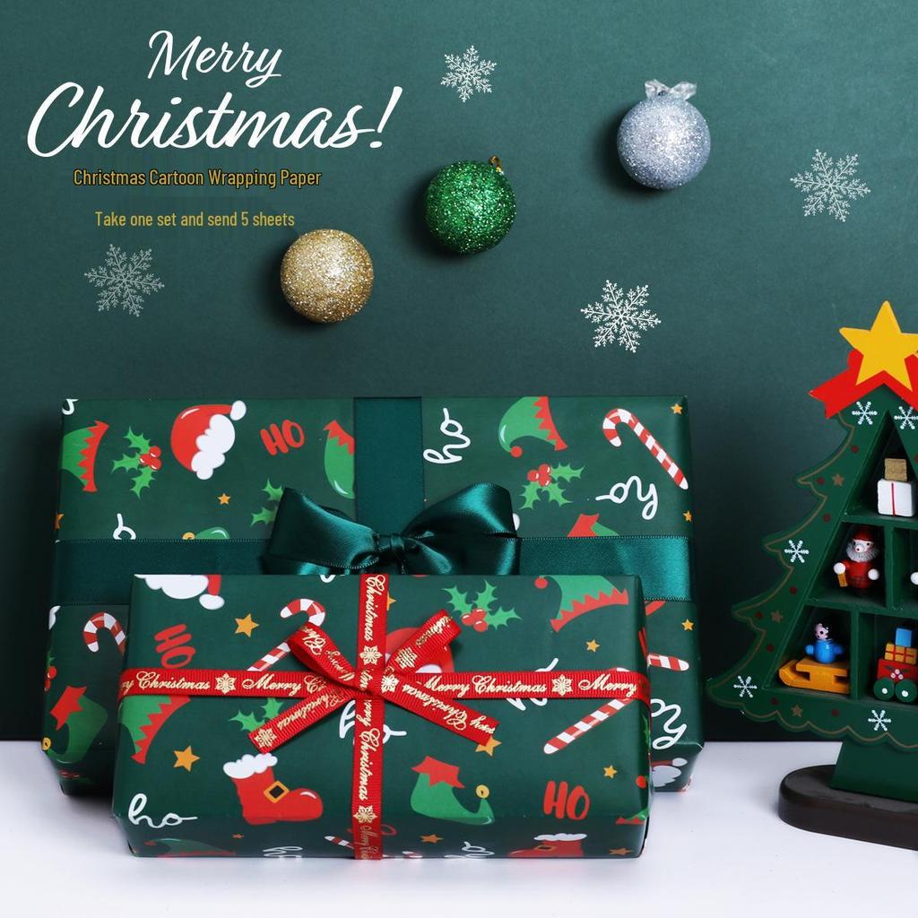 Kreslené DIY Vánoční a Narozeninové Dárkové Balení: Papír, tašky a krabice na dětské dárky