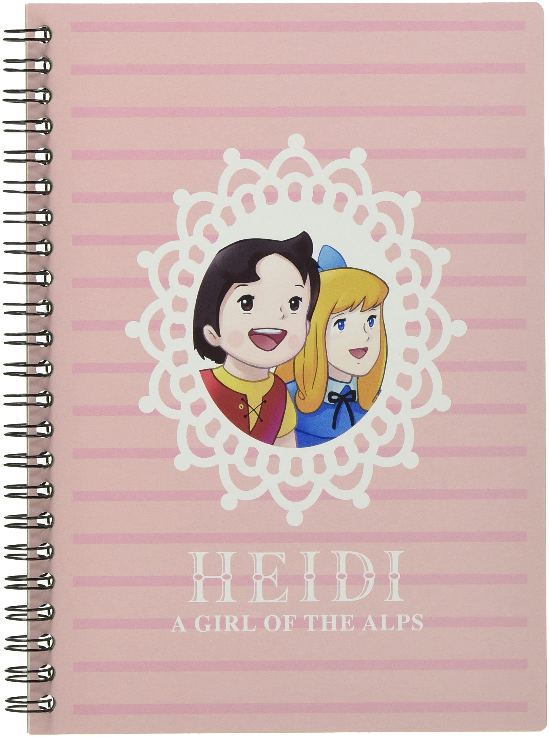 

Pyramid Girl of the Double Ring Heidi, Alps, Notebook, Semi-A5, WOH-2P, Pink, 5-Pack розовый