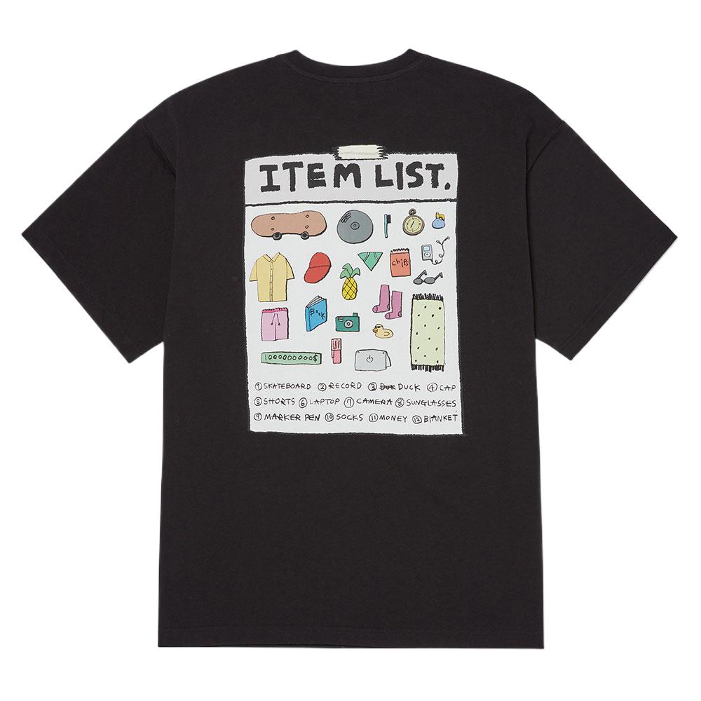 Vans Asian Artist Series Comfortable Fashionable Simple Versatile Short Sleeve T-Shirt Unisex Tops Black VN000QF4BLK1