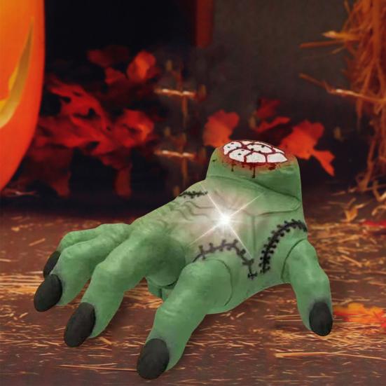 Remote Control Crawling Hand Prank Toy Spooky Halloween Animated Zombie