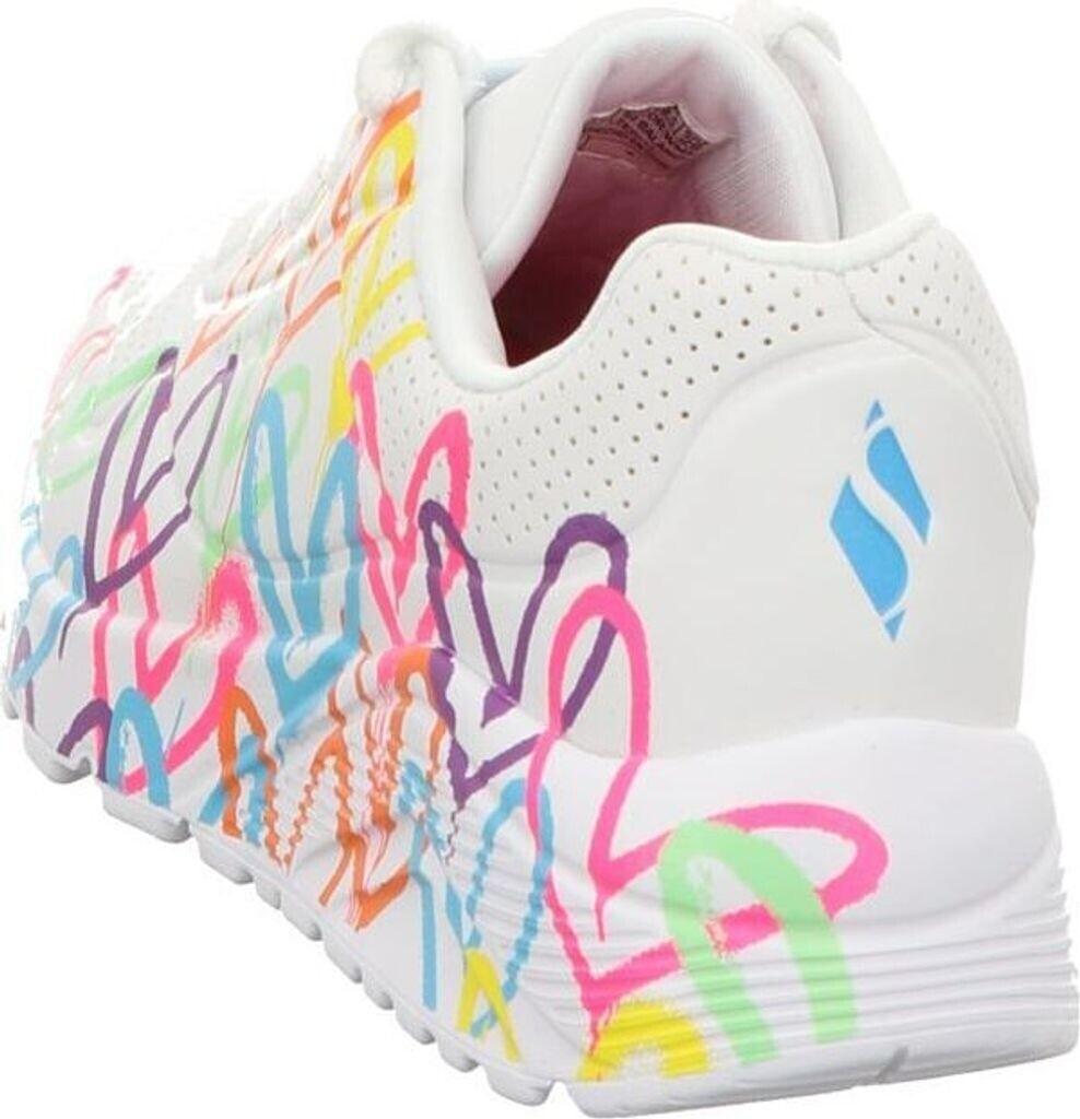 Skechers Uno Night Shades Women (73667) неоново-синие кроссовки