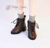 MDD Compatible Short 40cm Doll for BJD Dolls [Petite Marie] 1/3 Lace-up Boots, Brown, Shoes, [Petite Marie] [No.0183]