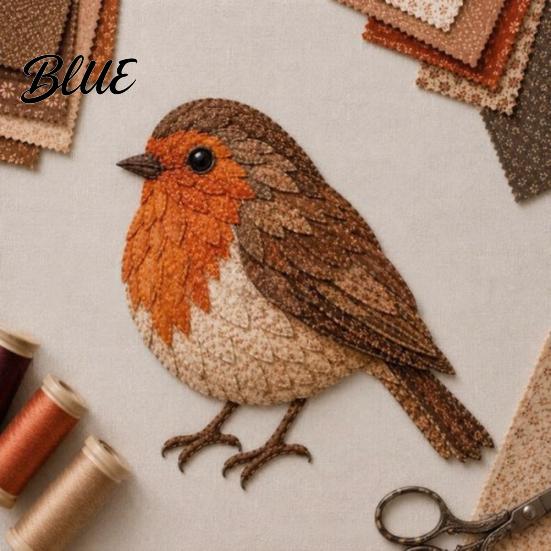 Needlework Kit for Sewing Relaxing Kit DIY Bird Patchwork Beginners 3D Hummingbird Owl Afternoon Creative