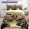 Plants Vs. Zombies Customized Name Bed Sheet Set Suitable for Study Room Breathable Duvet Cover Home Decor Birthday Christmas Gift Idea