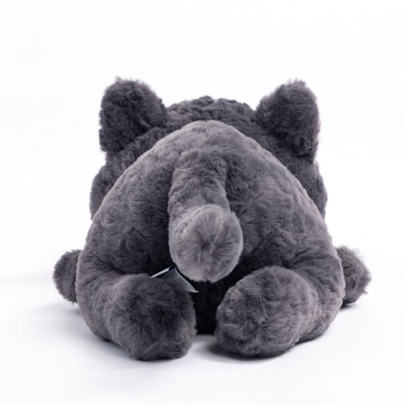 Cartoon Sit Lieing Squat Black Cat Plush Toys Cute Soft Lovely Stuffed Pillows Dolls For Birthday Festival Gift