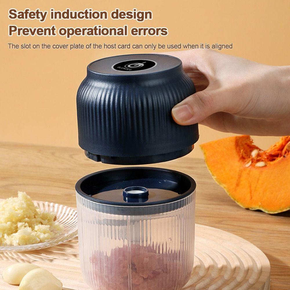 Mini Garlic Crusher Wireless Food Chopper Portable Garlic Masher Baby Food Preparation